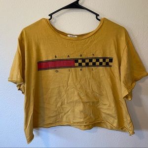 Cropped “Babygirl” Top